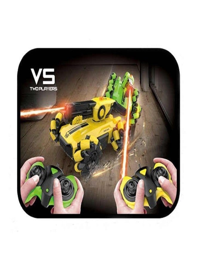 RAHU Remote Controllers 2.4ghz Battle Tank Infrared Remote Control Car Toys Monster Control Shooting Tank Game Set - 2 Piece Set - Image 3